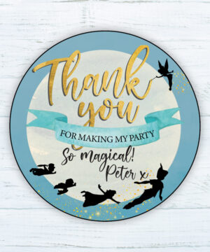 Peter Pan Party Bag Stickers