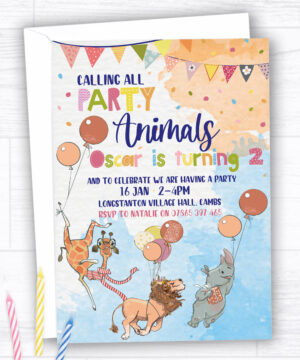 Party Animal Invitations
