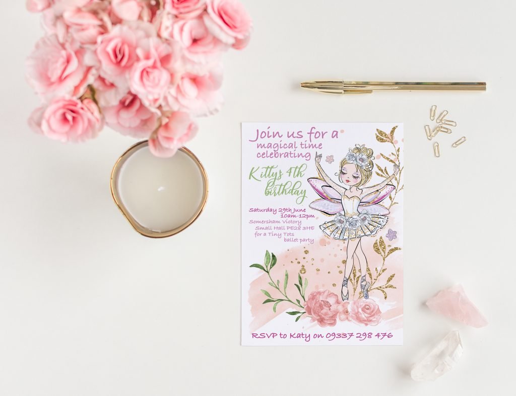 Ballet Party Invitation – Party Doodle