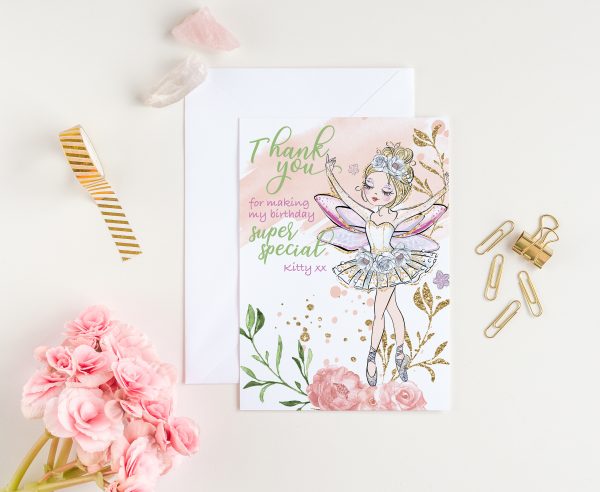 Ballet Thank You Card