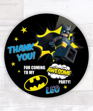 Lego Batman Party Bag Stickers