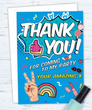Claire's Party Thank You Cards