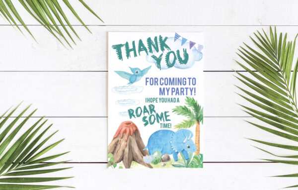 Dinosaur Thank You Cards