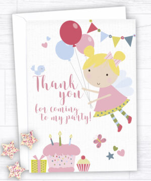 Cute Fairy Party Thank You Card
