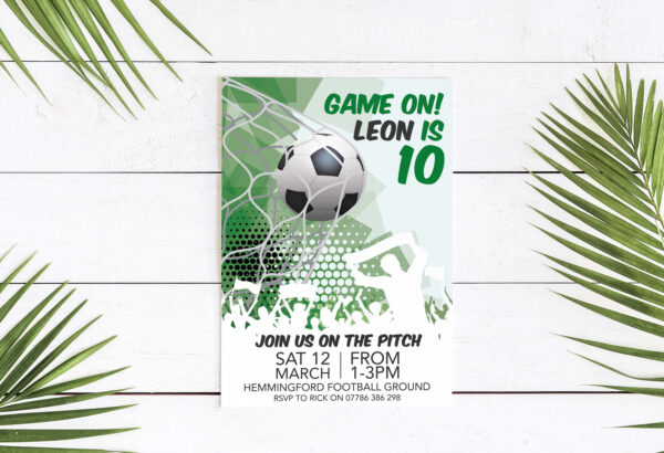 Football Party Invitation