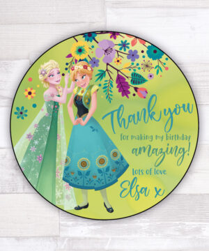 Frozen Summer Party Bag Stickers