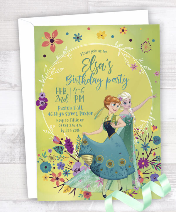 Frozen Summer Party Invitations