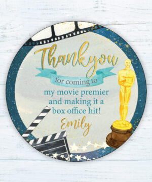 Movie Under the Stars Party Bag Stickers