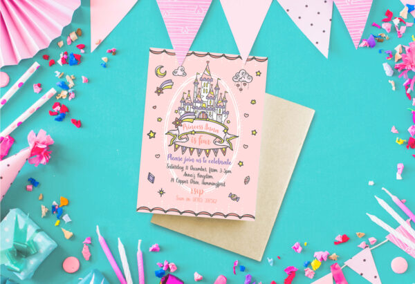 Princess Party Invitations – Party Doodle
