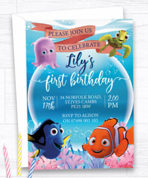 Finding Nemo Party Invitations